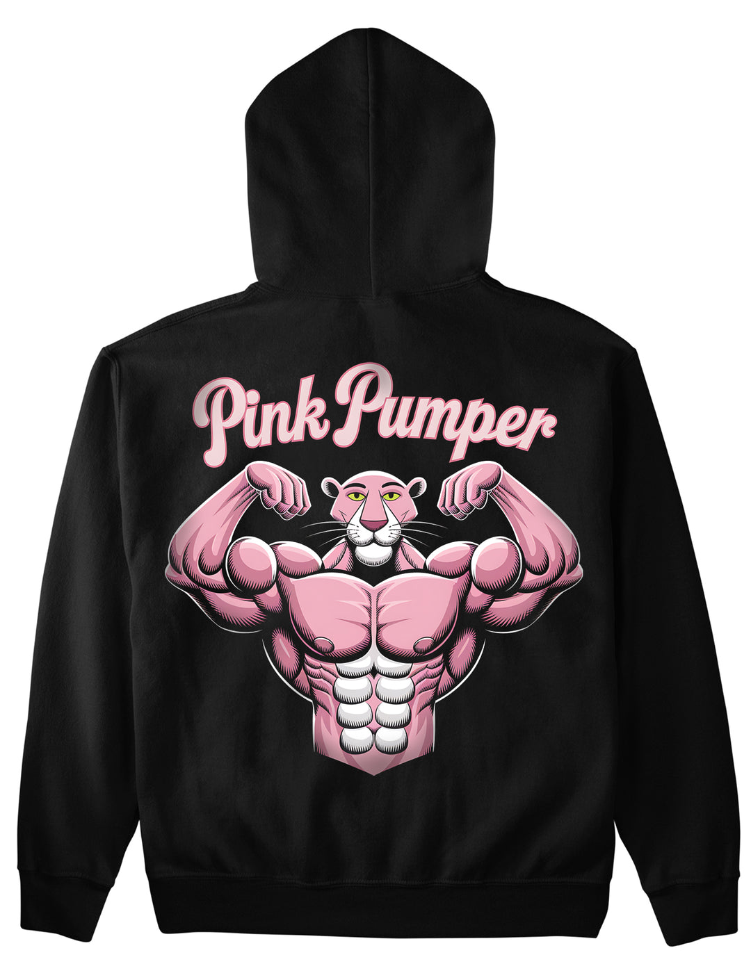 Sweat à capuche rose Pumper (backprint)