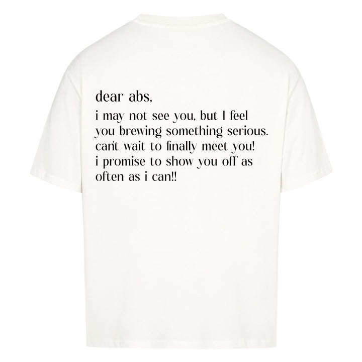 dear abs (Backprint) Oversized Shirt