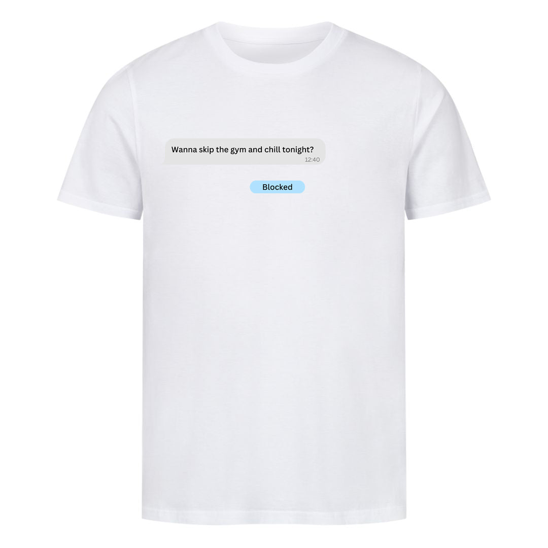 Ik wil het gymshirt overslaan