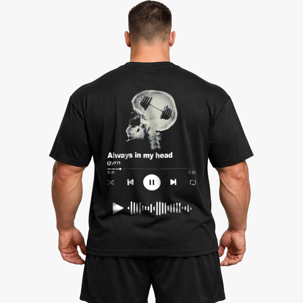 Always in my head (Backprint) Oversized Shirt