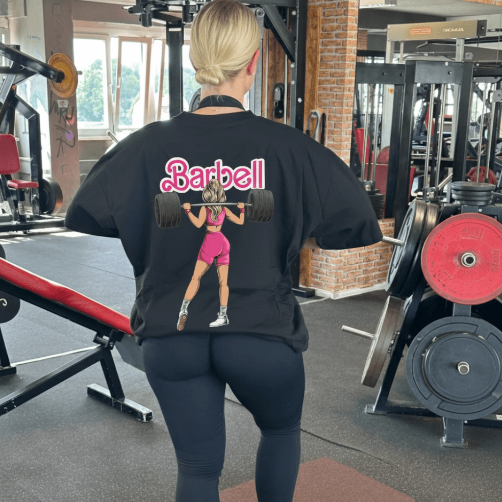 Barbell (Backprint) Oversized Shirt