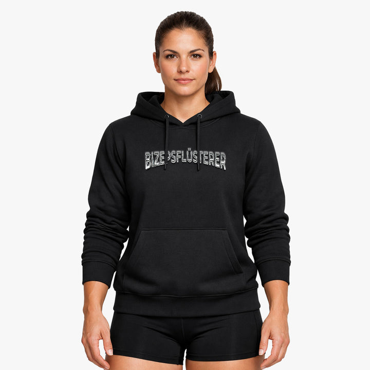 Bizepsflüsterer (Frontprint) Hoodie