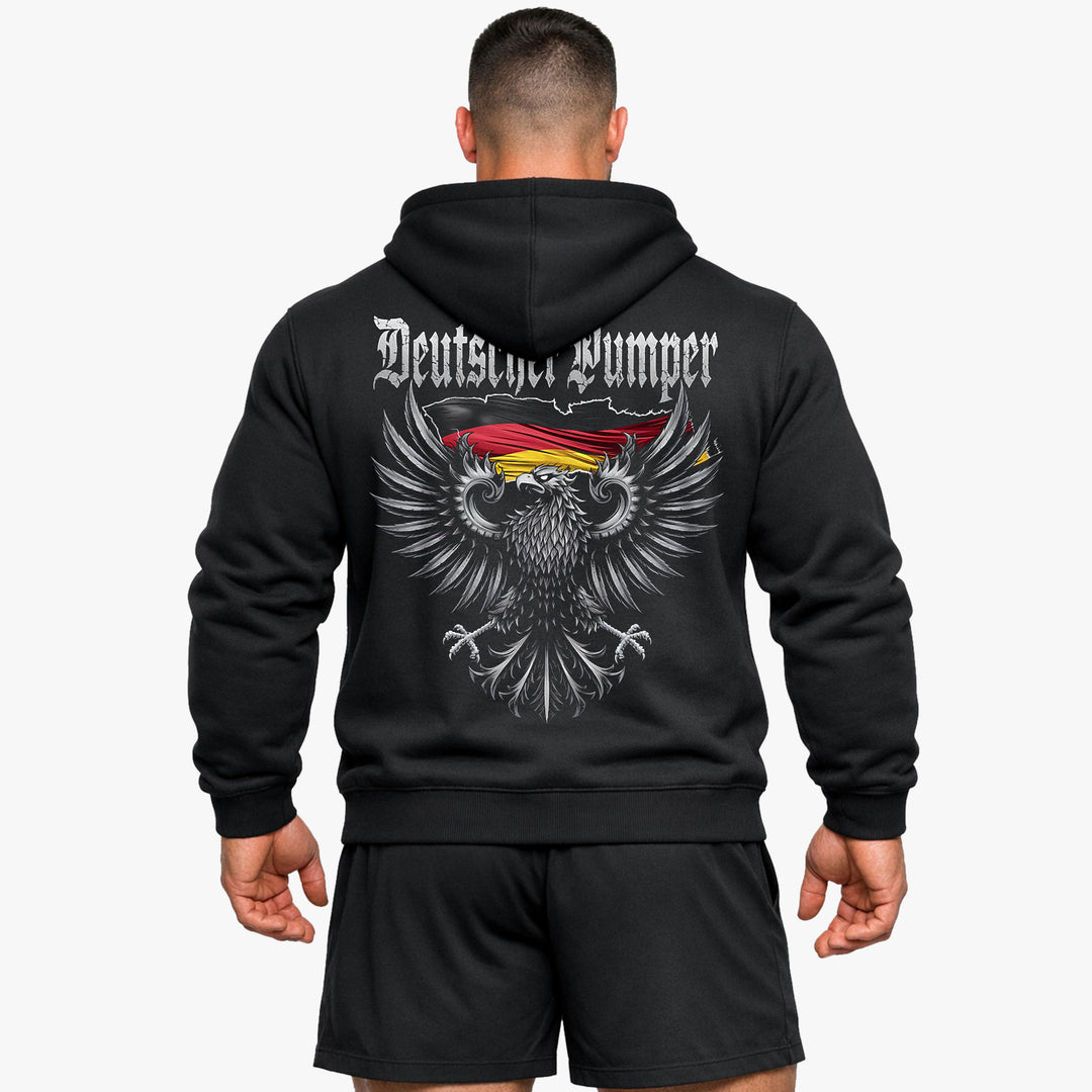 Deutscher Pumper (Backprint) Hoodie