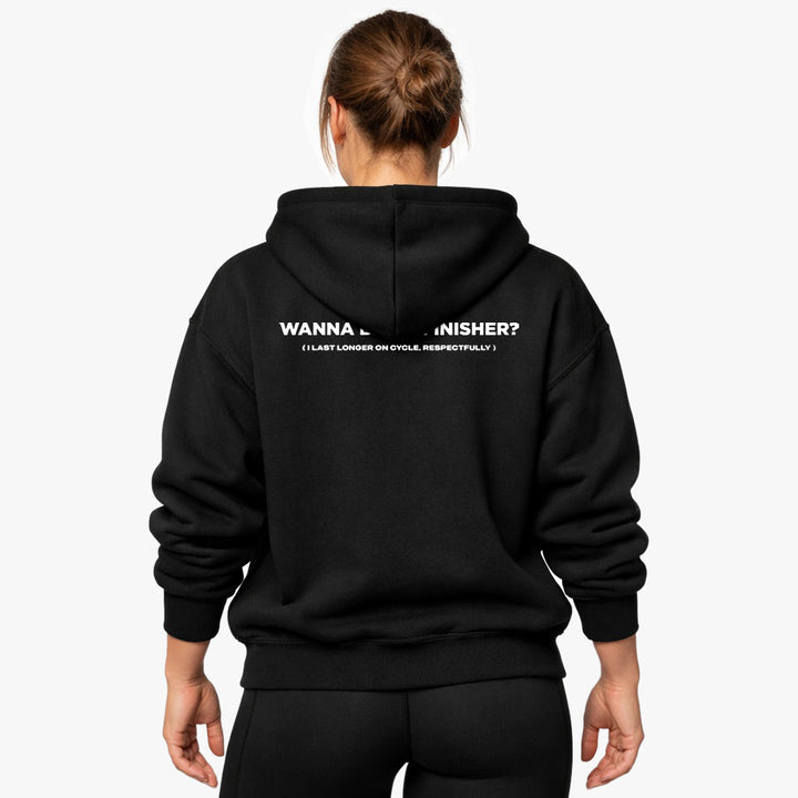 Wanna Be My Finisher (Backprint) Oversized Hoodie