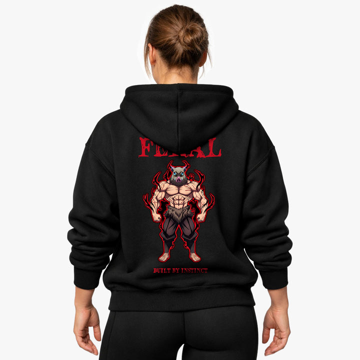Built By Instinct (Backprint) Oversized Hoodie