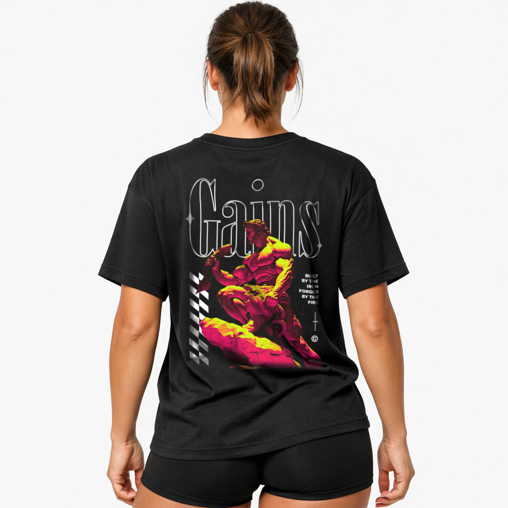 Gains (Backprint) Oversized Shirt