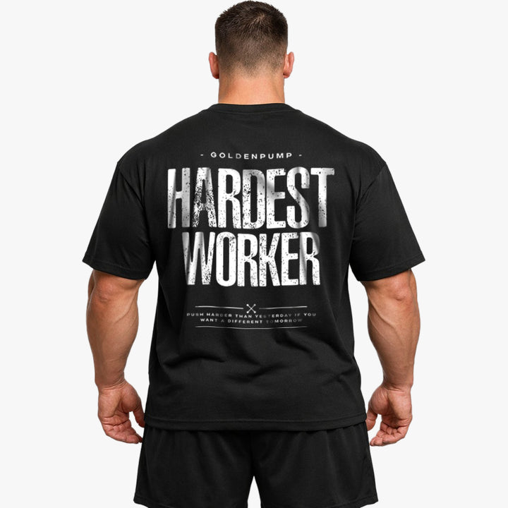 Hardest Worker (Backprint) Oversized Shirt