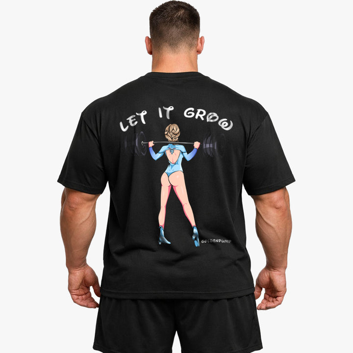 Let it grow (Backprint) Oversized Shirt