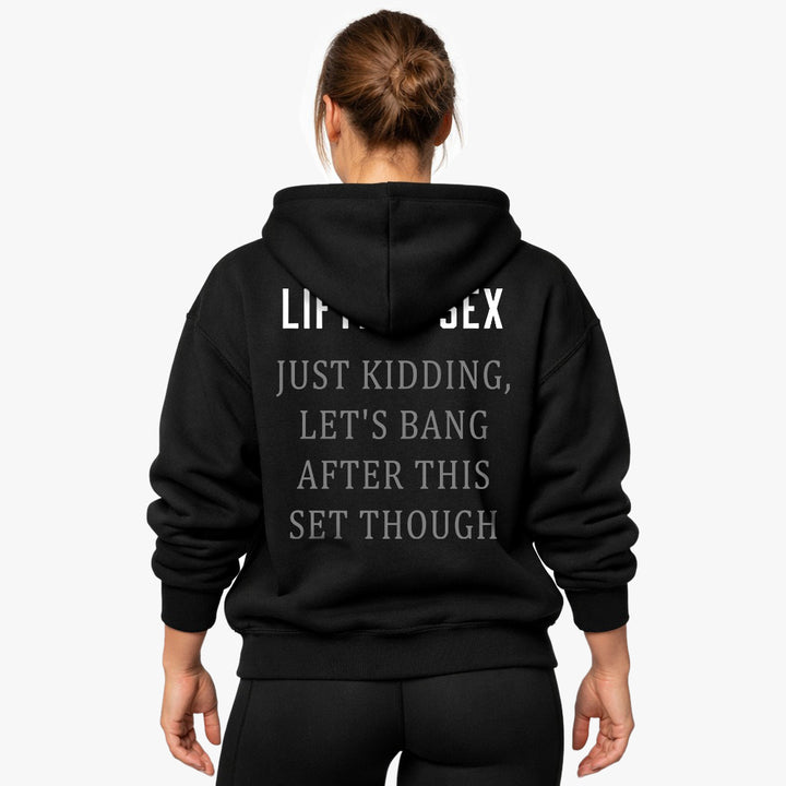 Lifting>sex Oversized Hoodie