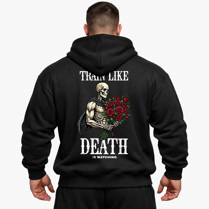 Train Like Death Is Watching (Backprint) Oversized Hoodie