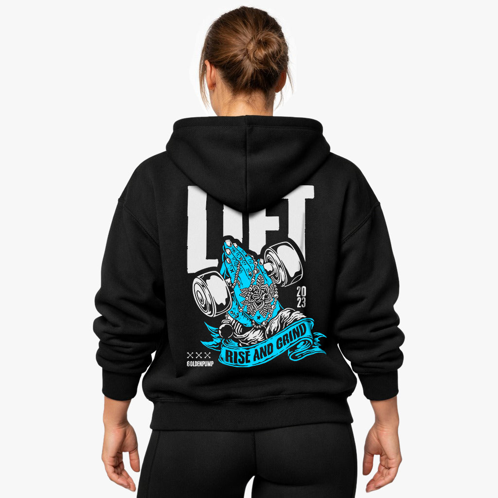 Rise and grind Oversized Hoodie