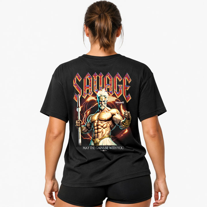 Savage (Backprint) Oversized Shirt