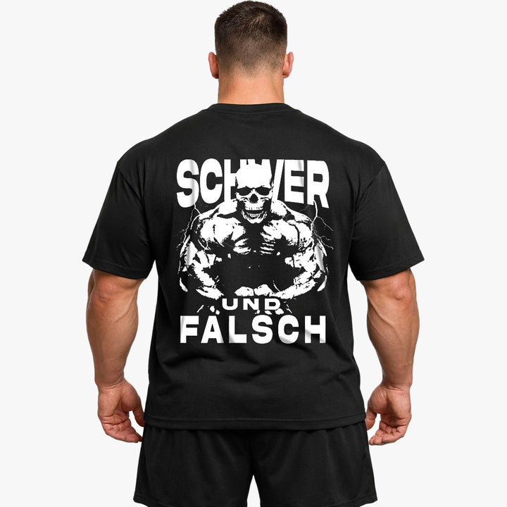 Schwer und falsch (Backprint) Oversize Blast
