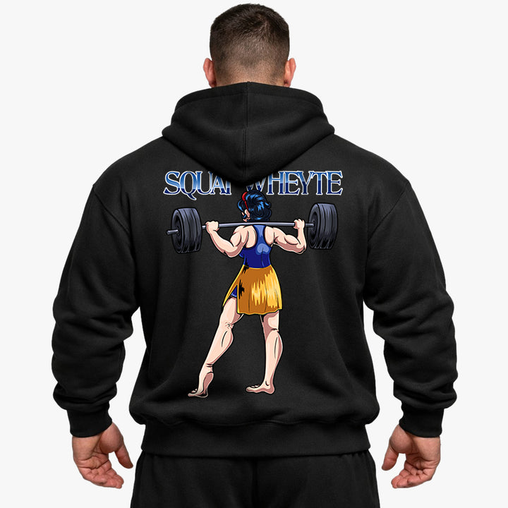 Squat Wheyte (Backprint) Oversized Hoodie