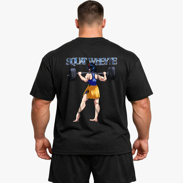 Squat Wheyte (Backprint) Oversized Shirt
