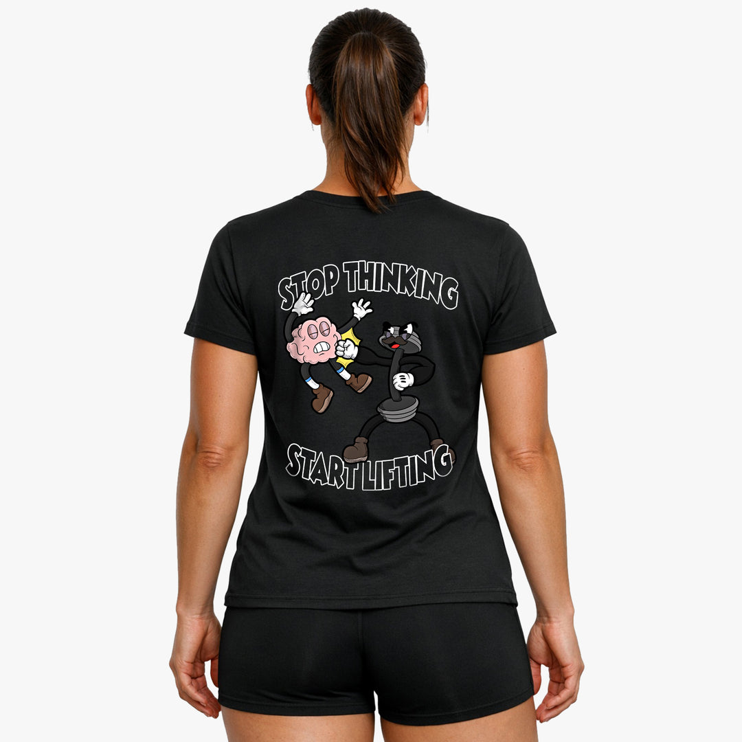 Stop thinking (Backprint) Shirt