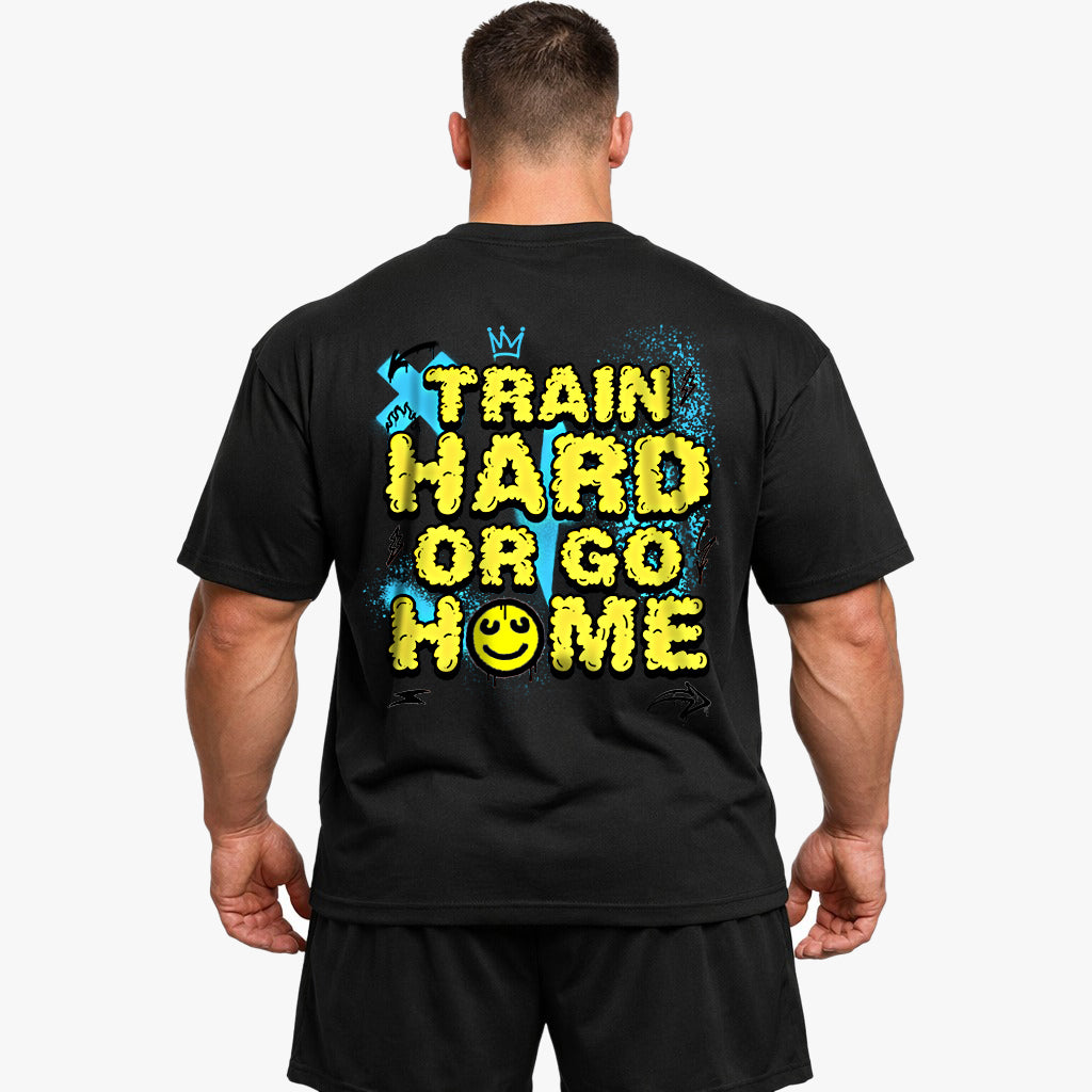 Train hard Oversized (Backprint) Shirt