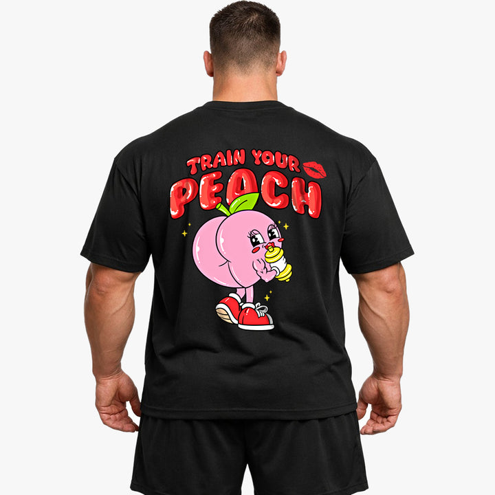 Train je Peach Oversized (Backprint) Shirt
