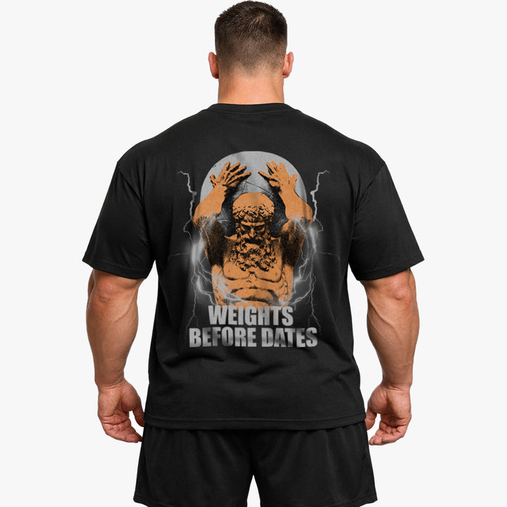 Weights before dates (Backprint) Oversize Blast