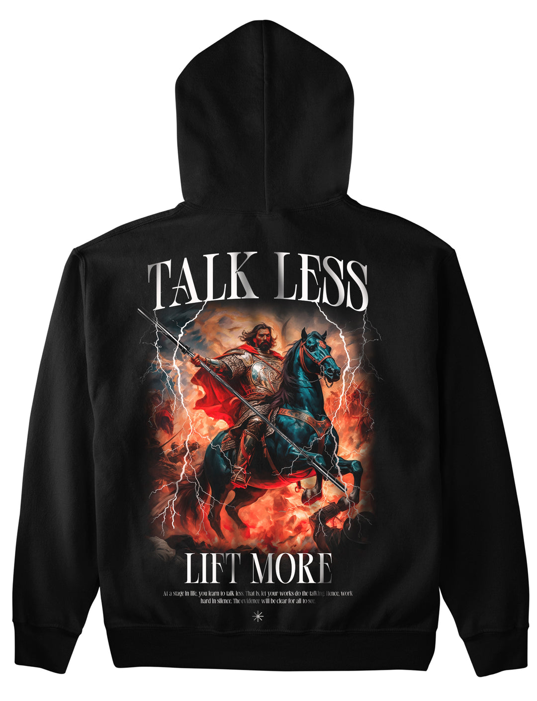 Talk less (Backprint) Hoodie