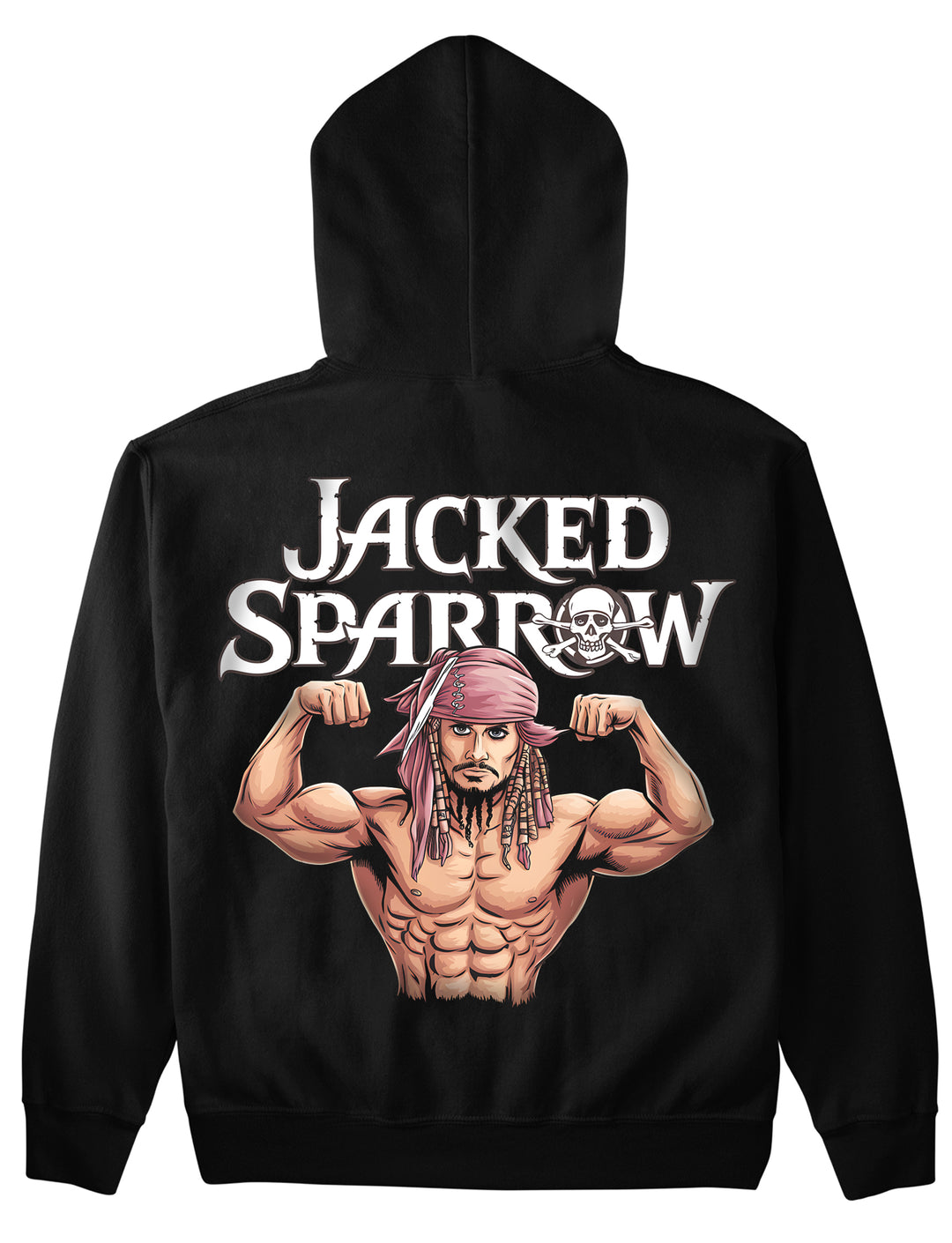 Sudadera con capucha Jacked Sparrow (backprint)