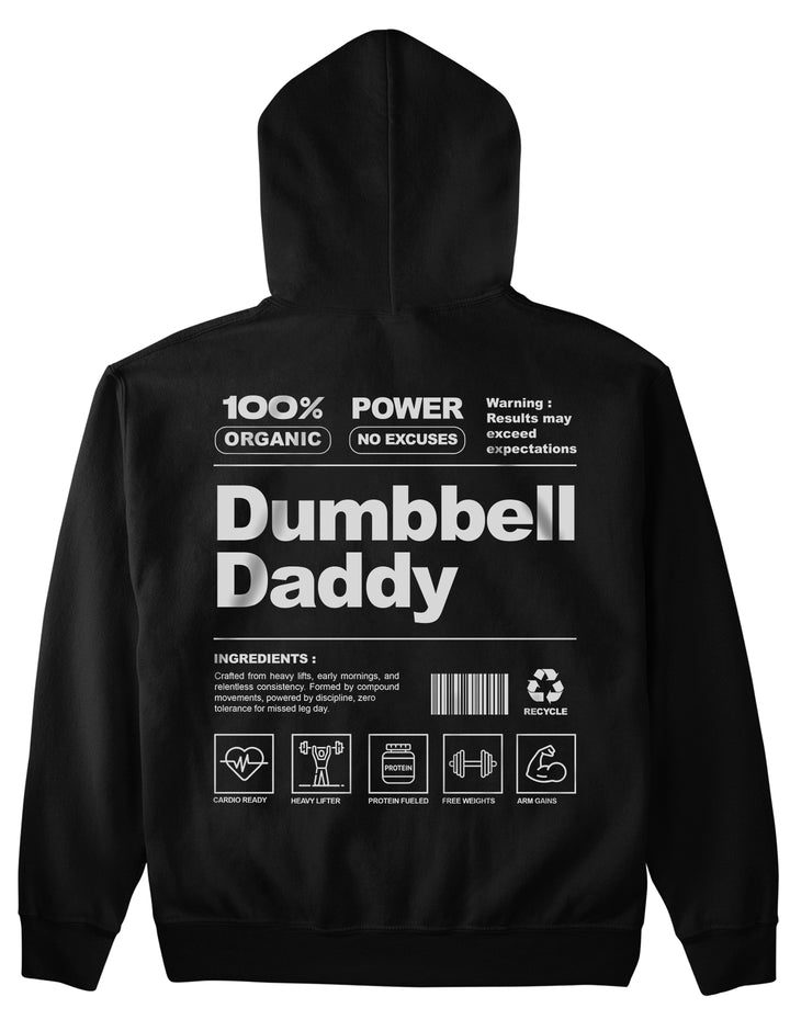Dumbbell Daddy (Backprint) Hoodie
