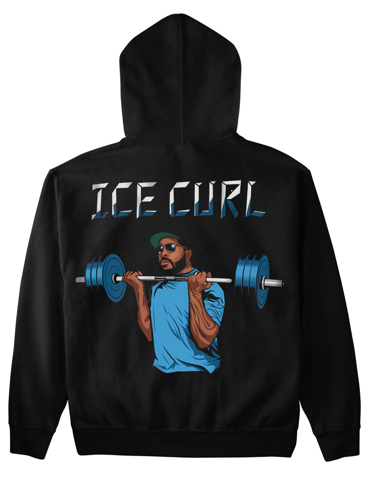 ice curl (Backprint) Hoodie