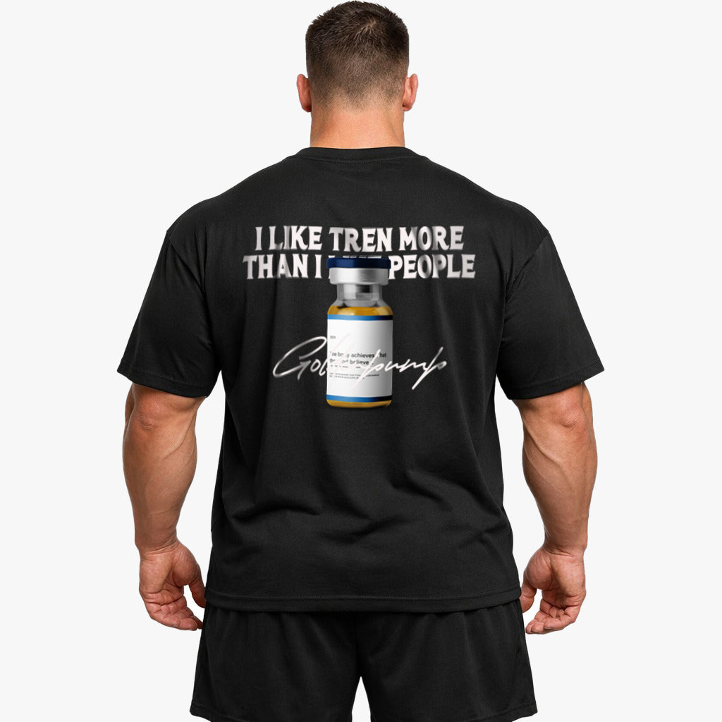 i like Tren more Oversized (Backprint) Shirt