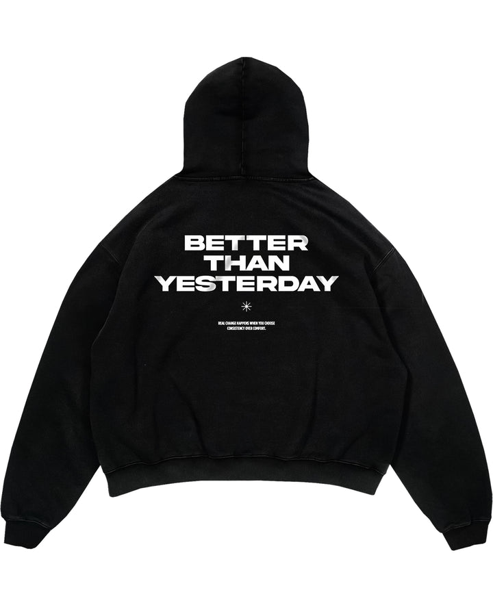 Better Than Yesterday (Backprint) Oversized Hoodie