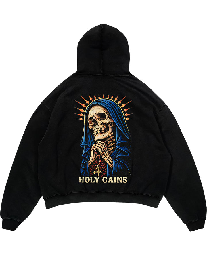 Holy Gains (Backprint) Oversized Hoodie