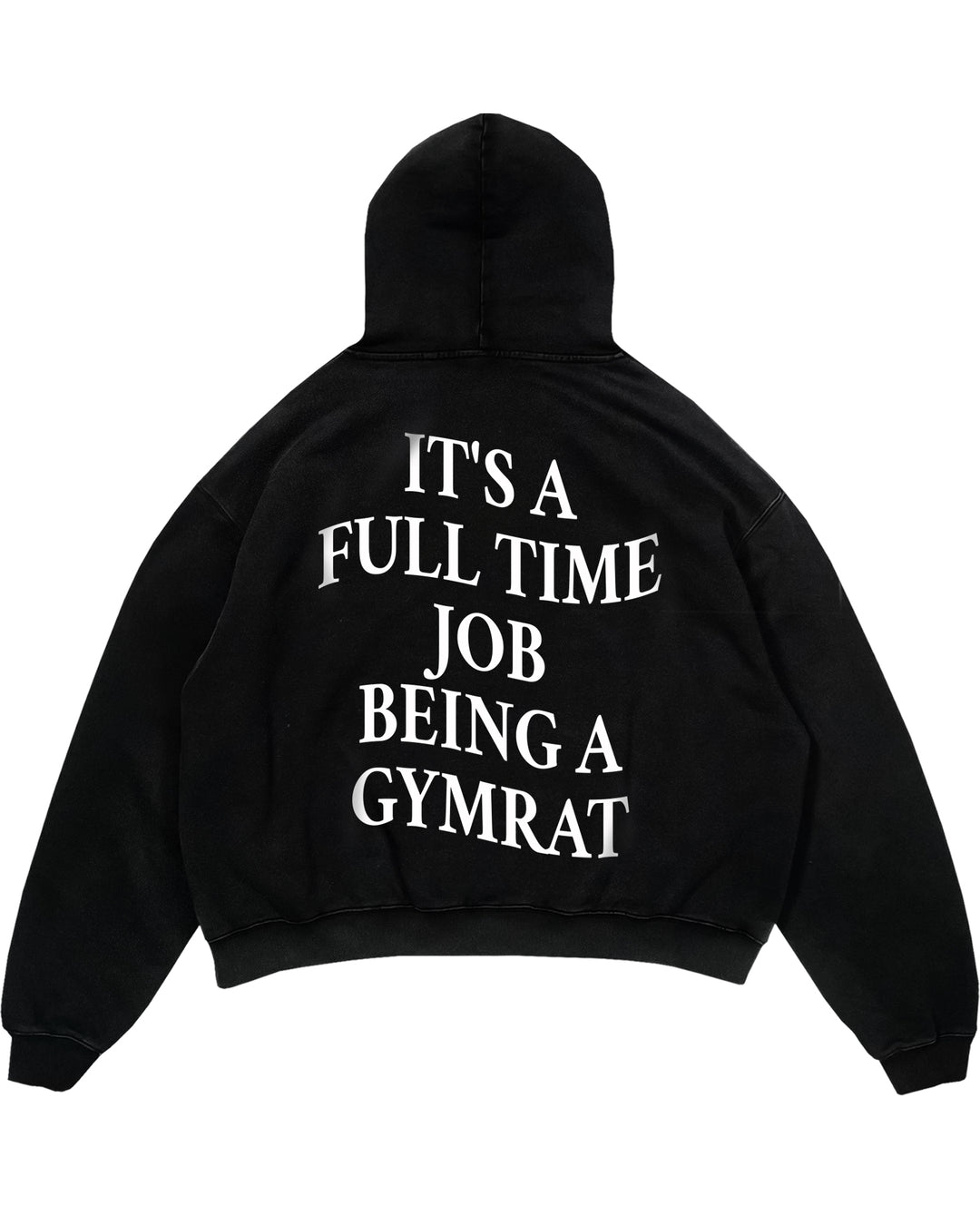 Full time job Oversized (Backprint) Hoodie