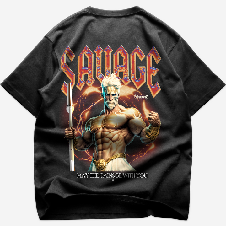 Savage (Backprint) Oversized Shirt